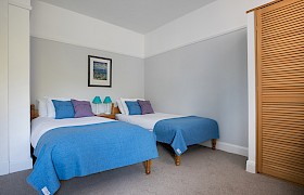 Room 2, twin ensuite with a westerly view and spacious ensuite